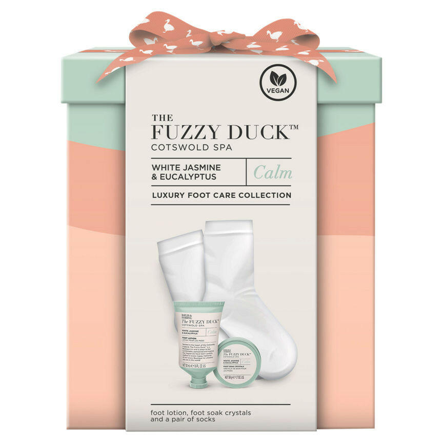 The Fuzzy Duck Cotswold Spa Calm White Jasmine & Eucalyptus Luxury Foot Care Collection GOODS ASDA