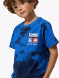 Angel & Rocket Sonic the Hedgehog Graphic Tie Dye T-Shirt, Blue - McGrocer