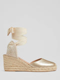 L K Bennett Maureen Wedge Heel Espadrilles