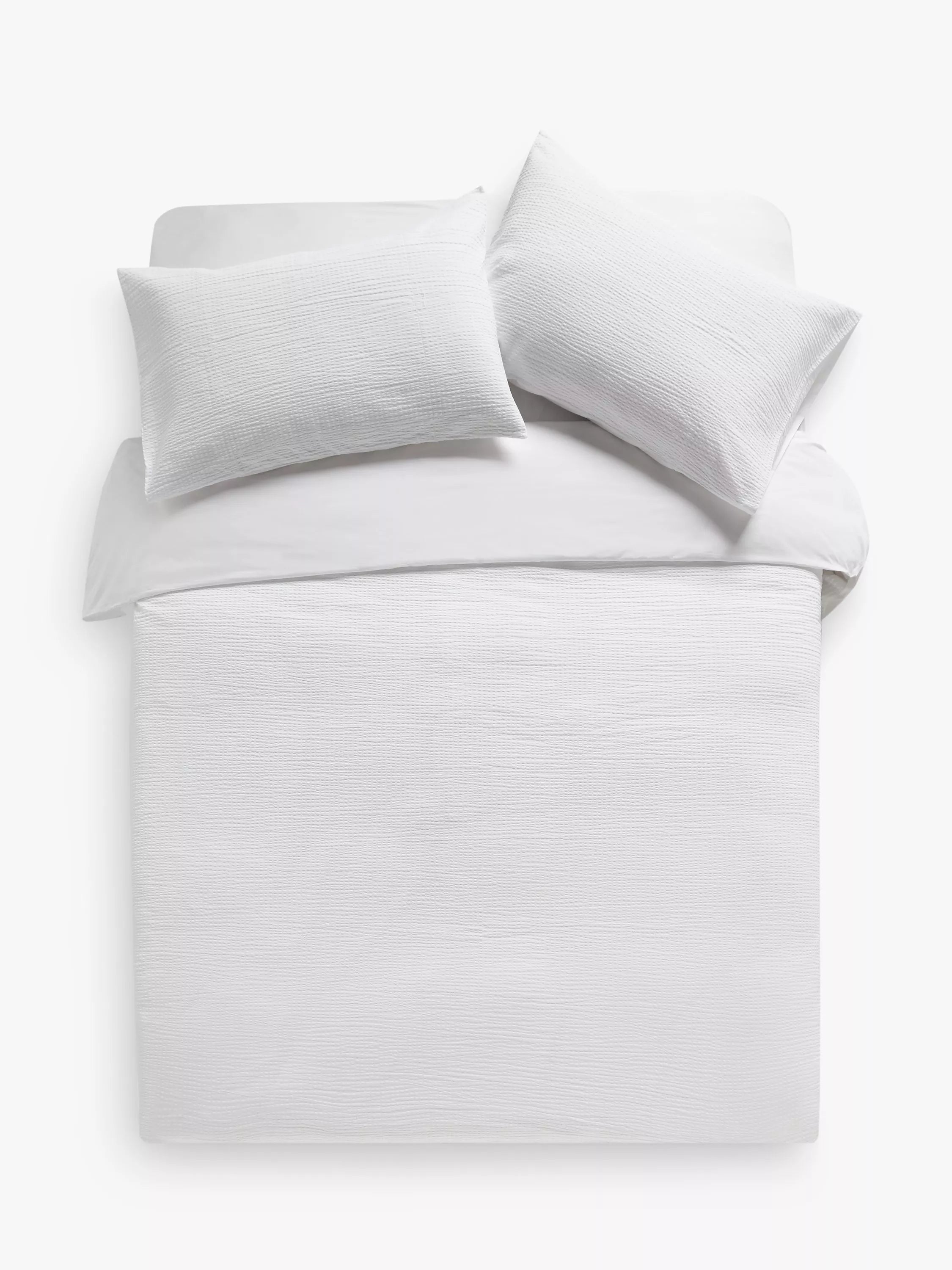 John Lewis Cotton Seersucker Duvet Cover Set - McGrocer