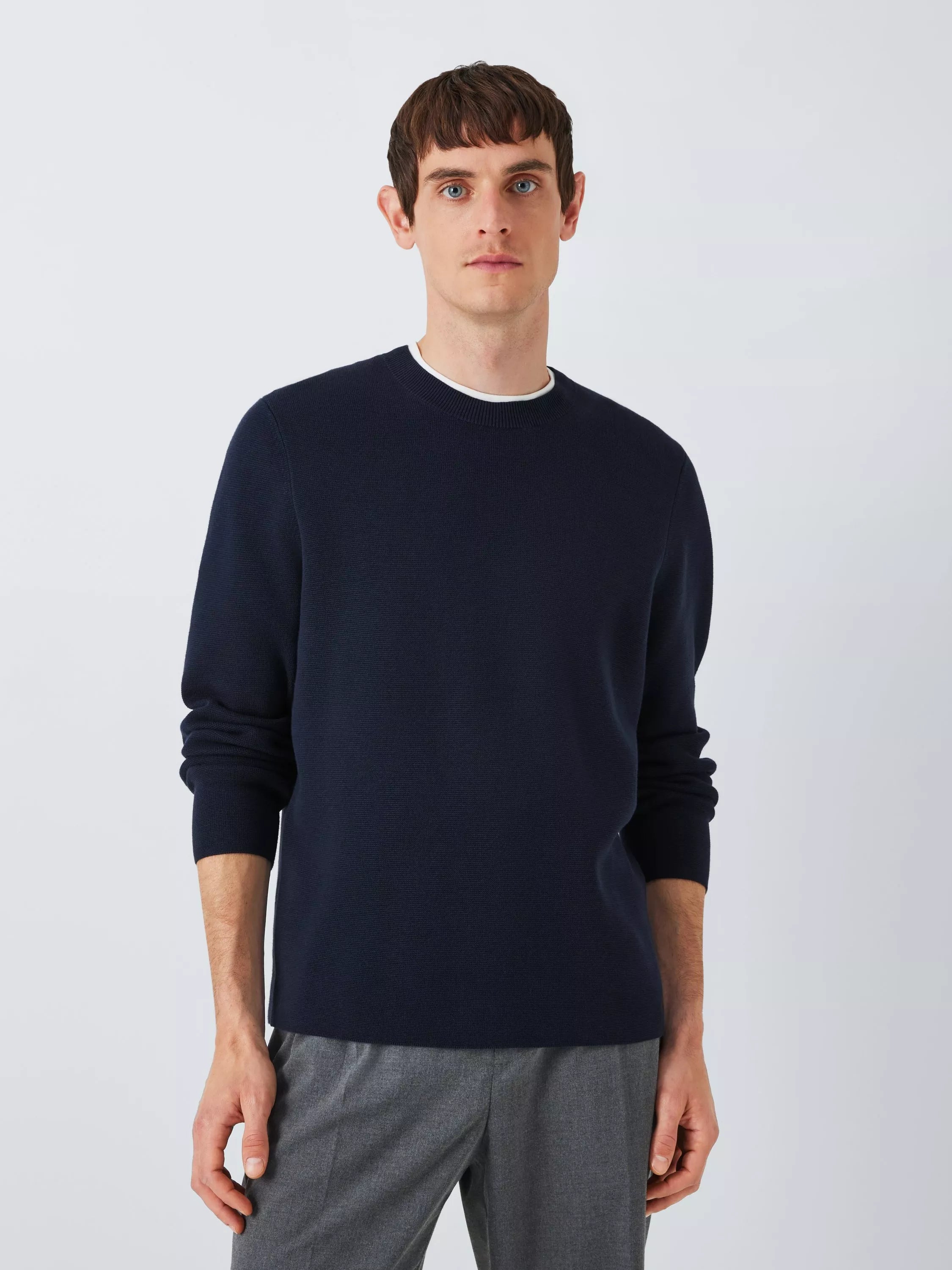 Kin Milano Stitch Cotton Crew Jumper - McGrocer