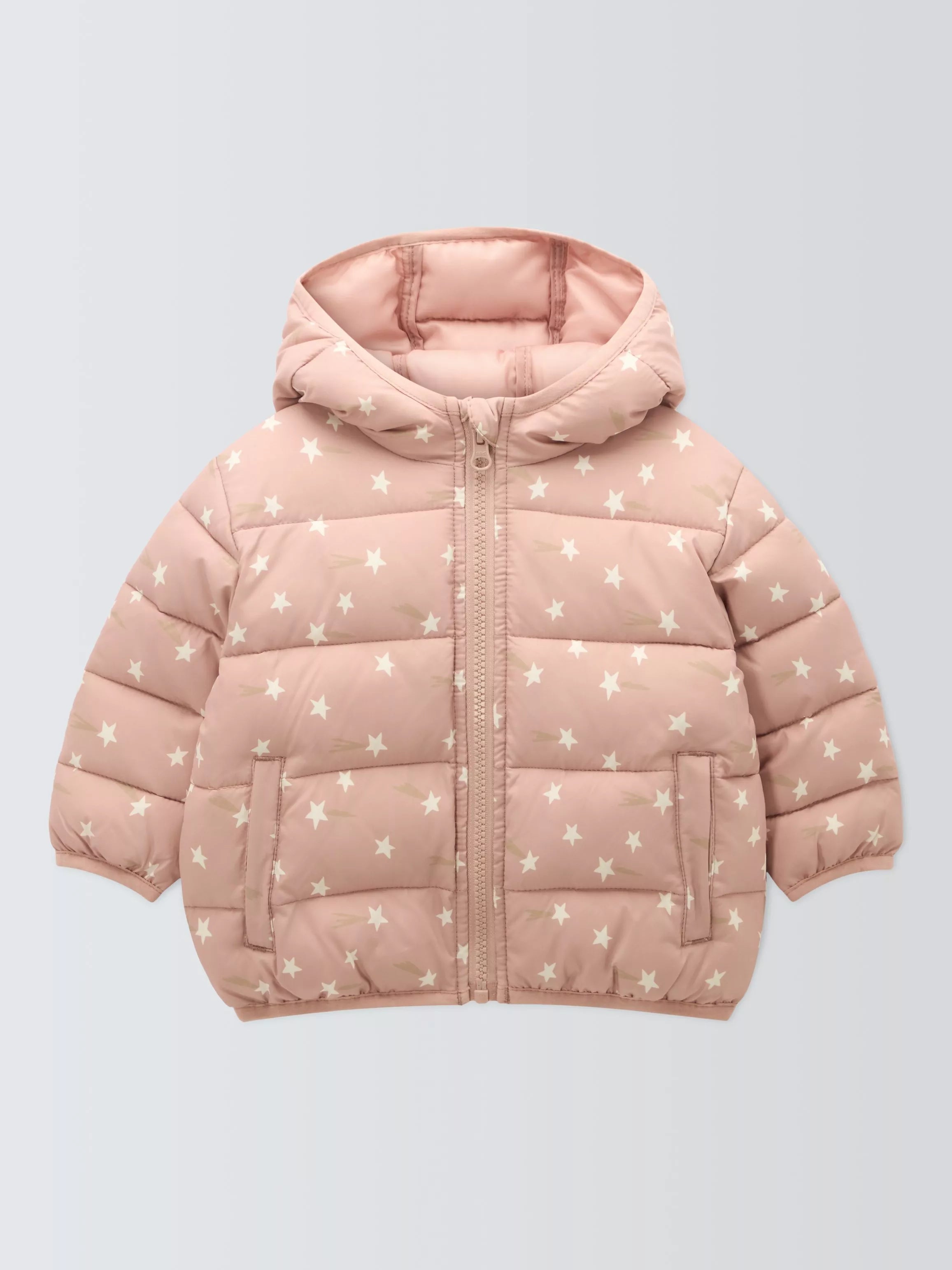 John Lewis ANYDAY Baby Star Puffer Jacket, Multi - McGrocer