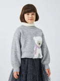 John Lewis Kids' Polar Bear Knit Jumper, Grey - McGrocer