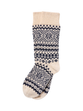 Celtic & Co. Fair Isle Wool Blend Socks, Oatmeal - McGrocer