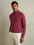Reiss Blackhall Wool Zip Neck Jumper - McGrocer