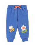 Frugi Baby Organic Cotton Character Crawler Joggers, Blue - McGrocer
