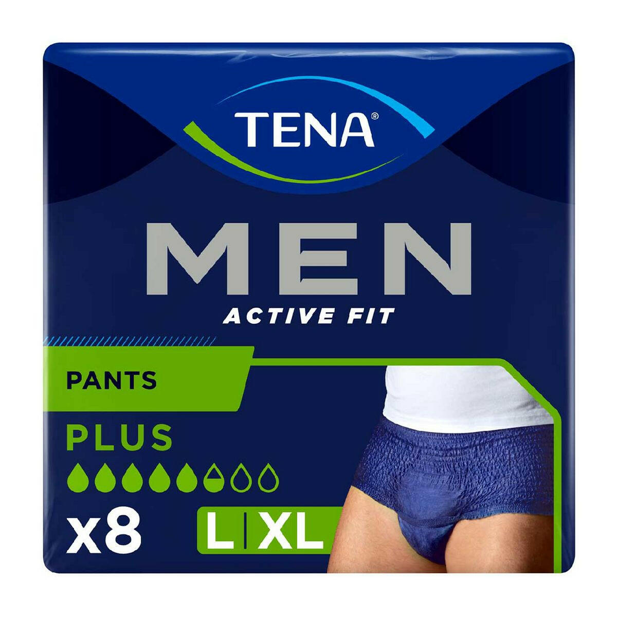 Tena Men Active Fit Pants Large - 8 Pants GOODS Boots