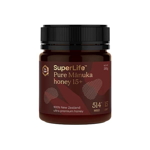 SuperLife Pure Manuka Honey 15+ MGO 514+ 250g GOODS Superdrug
