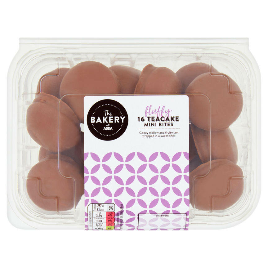 The BAKERY at ASDA Fluffy 16 Teacake Mini Bites GOODS ASDA