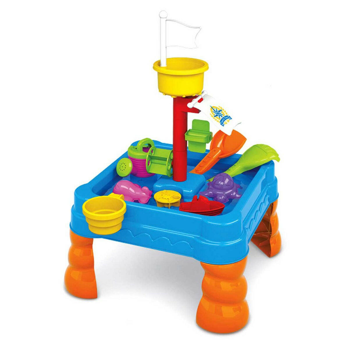 Square Ship Sand & Water Table 21pcs GOODS Boots