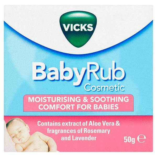 Vicks BabyRub Baby Massage Jar 50g GOODS Superdrug