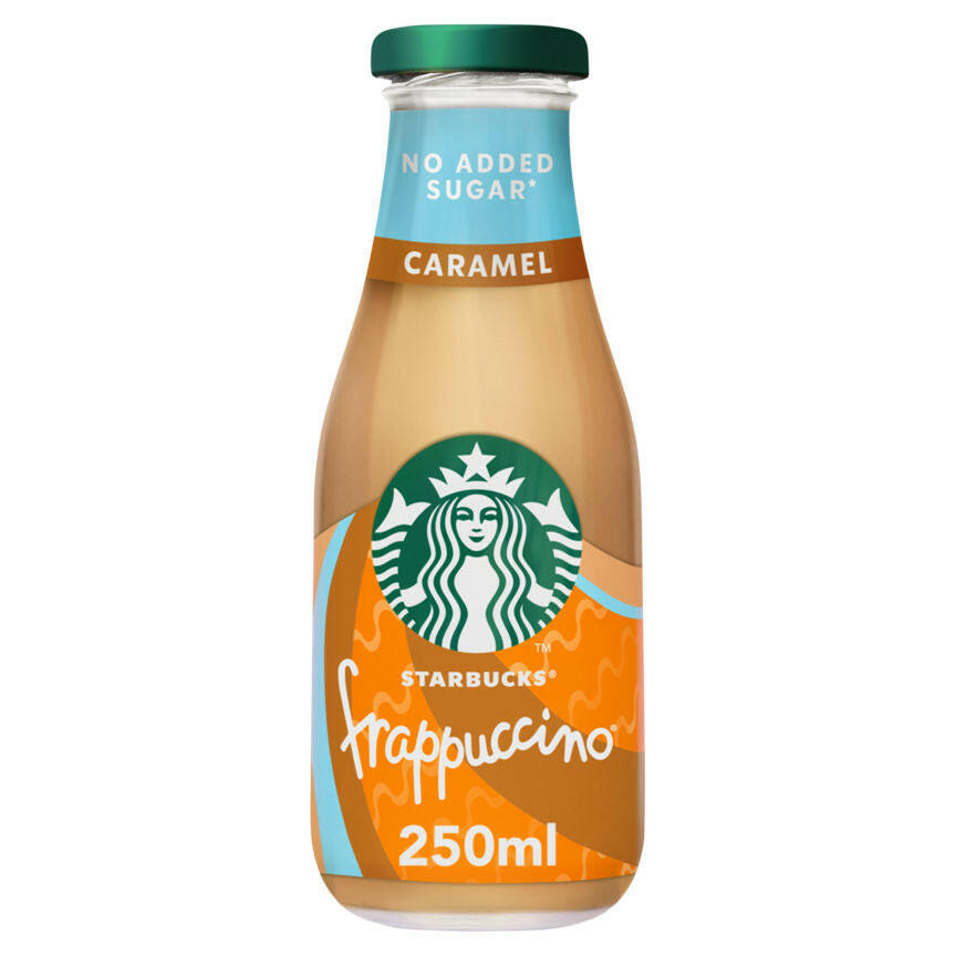 Starbucks Frappuccino Coffee Drink Indulgent Caramel Flavour 250ml GOODS ASDA