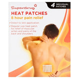 Superdrug Back Pain Relief 8 Hour Skin Heat Patch X 4 GOODS Superdrug
