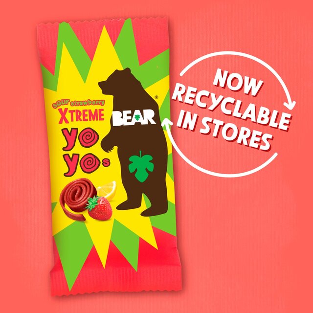 Bear Yoyos Super Sour Strawberry & Apple Multipack 5 x 20g - McGrocer