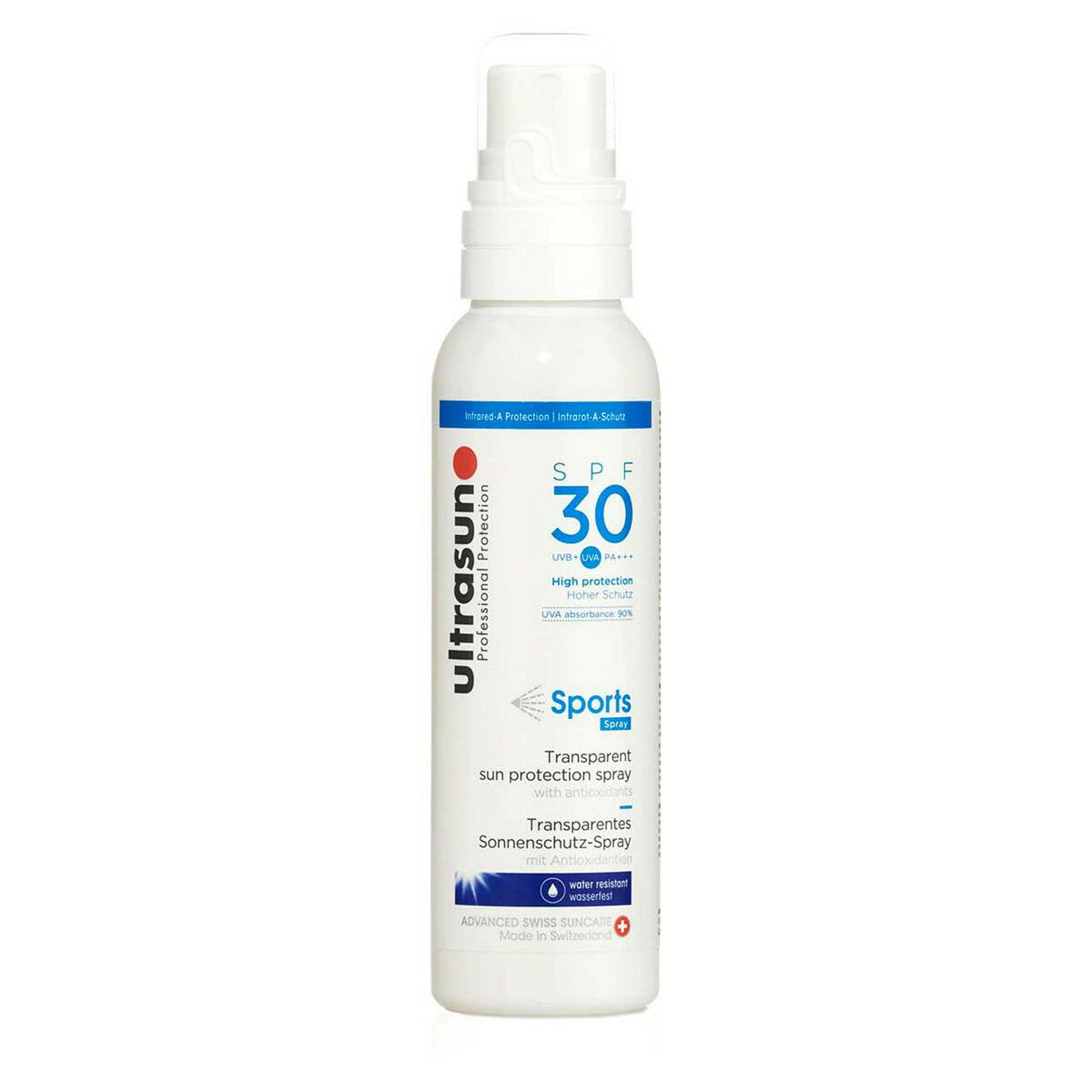 Ultrasun Sports Spray 30spf sun protection 150ml Suncare & Travel Boots