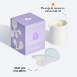 The Oh Collective Rub Me Tender Massage Oil Candle & Gua Sha GOODS Superdrug