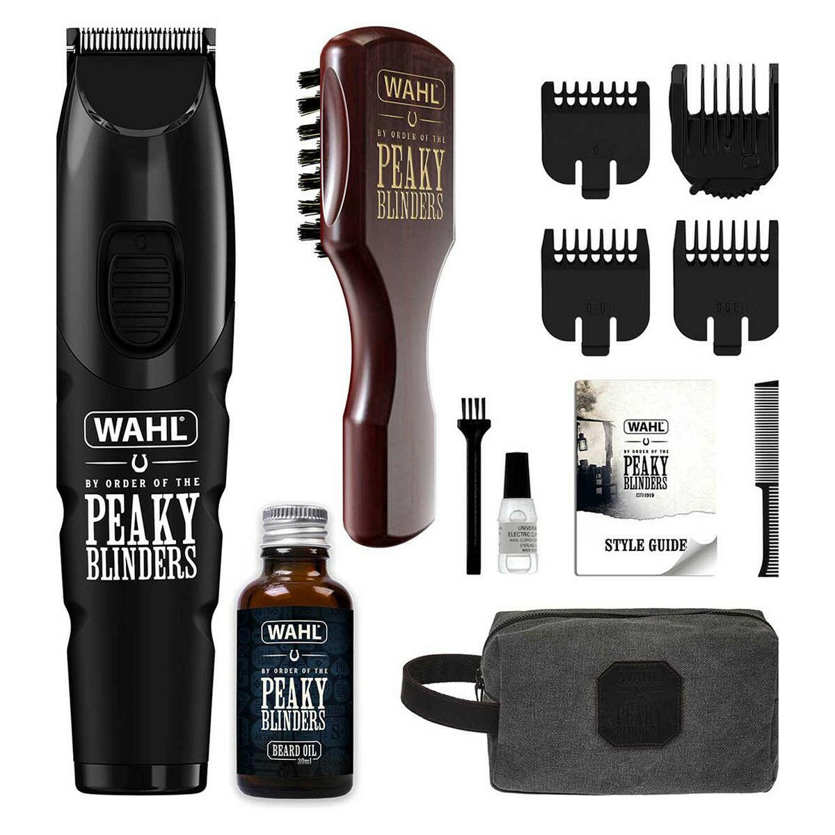 Wahl Peaky Blinders Limited Edition Trimmer Kit Rechargeable Beard & Beard Oil 30ml GOODS Boots