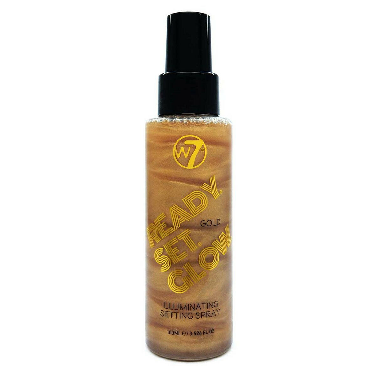 W7 Ready Set Glow Illuminating Setting Spray Gold 100ml GOODS Boots