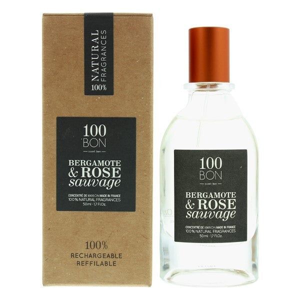 100 Bon Bergamote & Rose Sauvage Refillable EDP 50ml - McGrocer