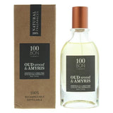 100 Bon Oud Wood & Amyris Refillable Eau de Parfum 50ml - McGrocer