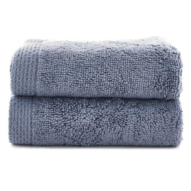 100% Cotton Egyptian Spa Face Cloths Midnight 2 per pack - McGrocer