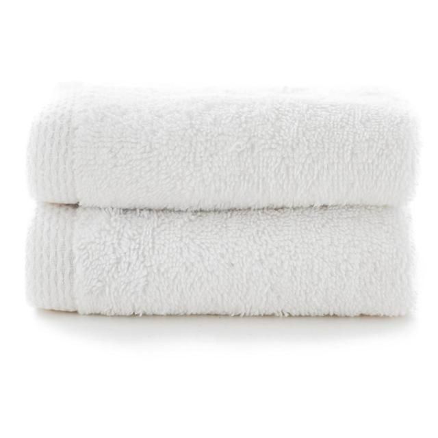 100% Cotton Egyptian Spa Face Cloths White 2 per pack - McGrocer