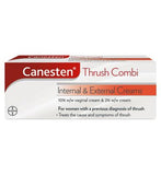 Canesten Thrush Combi Internal External Creams 10ww vaginal cream and 2ww cream