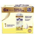 SMA First Infant Milk From Birth Ready To Feed Multipack 6x200ml