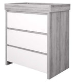 Tutti Bambini Modena Changing Unit - Grey AshWhite