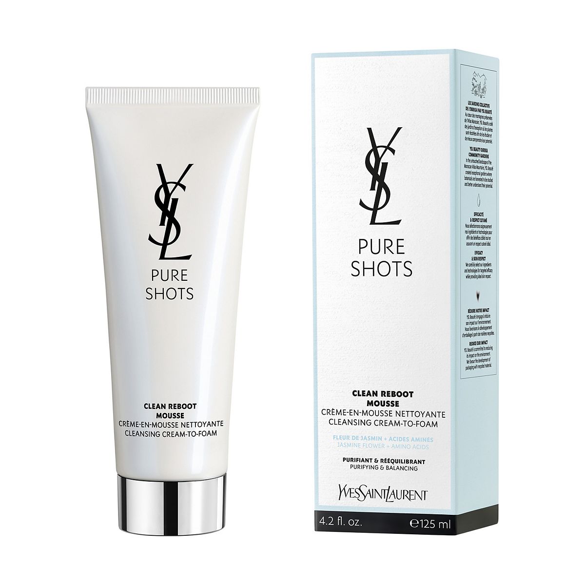 YSL Pure Shots Clean Reboot Cleanser 125ml GOODS Boots