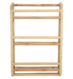 CuddleCo Aria Wave Rattan Bookshelf