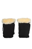 Naturally Sheepskins Deluxe Stroller Mittens - Black