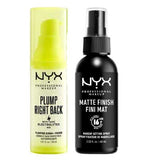 NYX Professional Makeup Matte Setting Spray and Plump Right Back Primer Serum