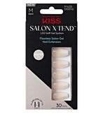 KISS Salon X-Tend Falsenail White Medium Coffin