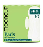 Mooncup 10 Medium Day Pads with Wings