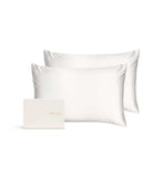 Silk Addict 100 Mulberry Silk Pillowcase Ivory Twinpack