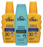 Soltan SPF30 Protect Moisturise Spray Aftersun Bundle