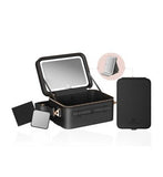 Beautifect Go Mini Hand Stitched Makeup Case Black Bundle