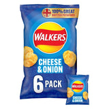 Walkers Cheese & Onion Multipack Crisps 6 per pack GOODS M&S