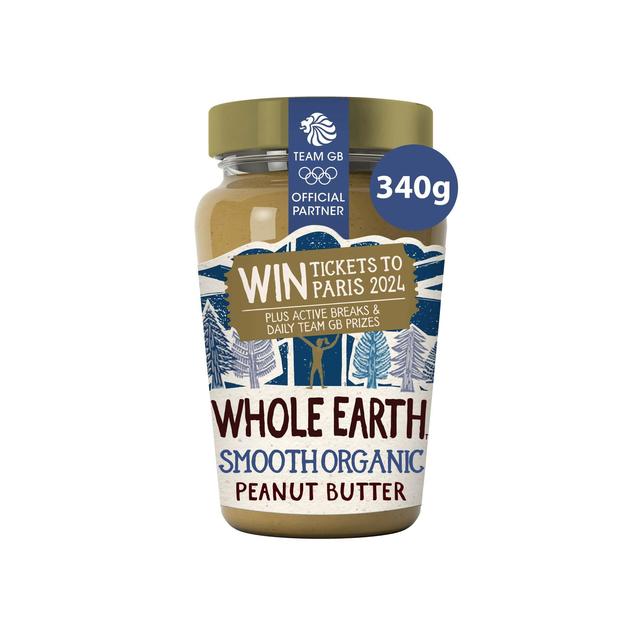 Whole Earth Organic Smooth Peanut Butter   340g GOODS M&S