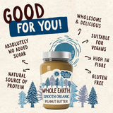 Whole Earth Organic Smooth Peanut Butter   340g GOODS M&S
