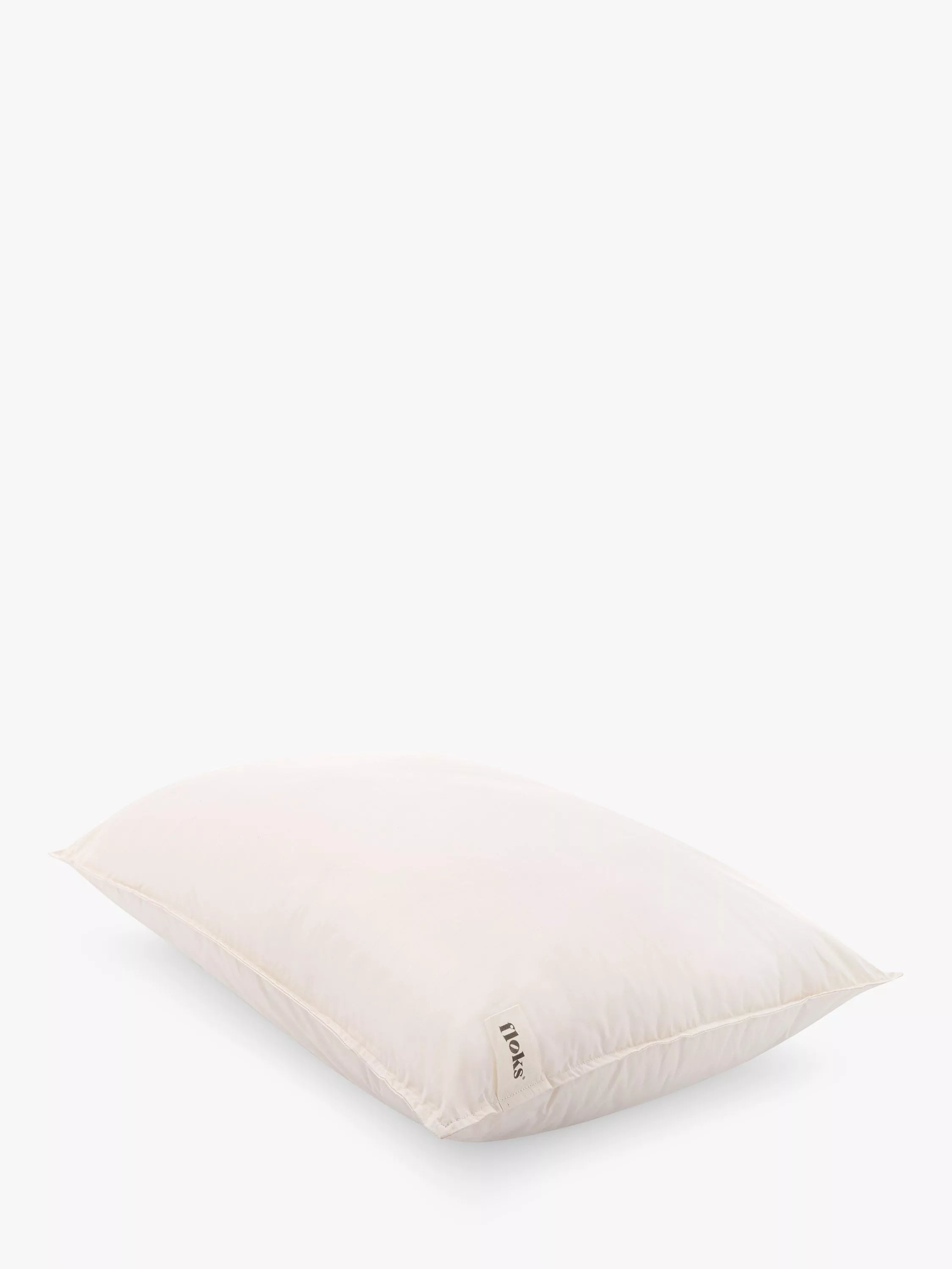 Floks Luxury British Wool Pillow, Medium - McGrocer