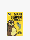 Ginger Fox Giant Beaver Tiny Ass Party Game - McGrocer