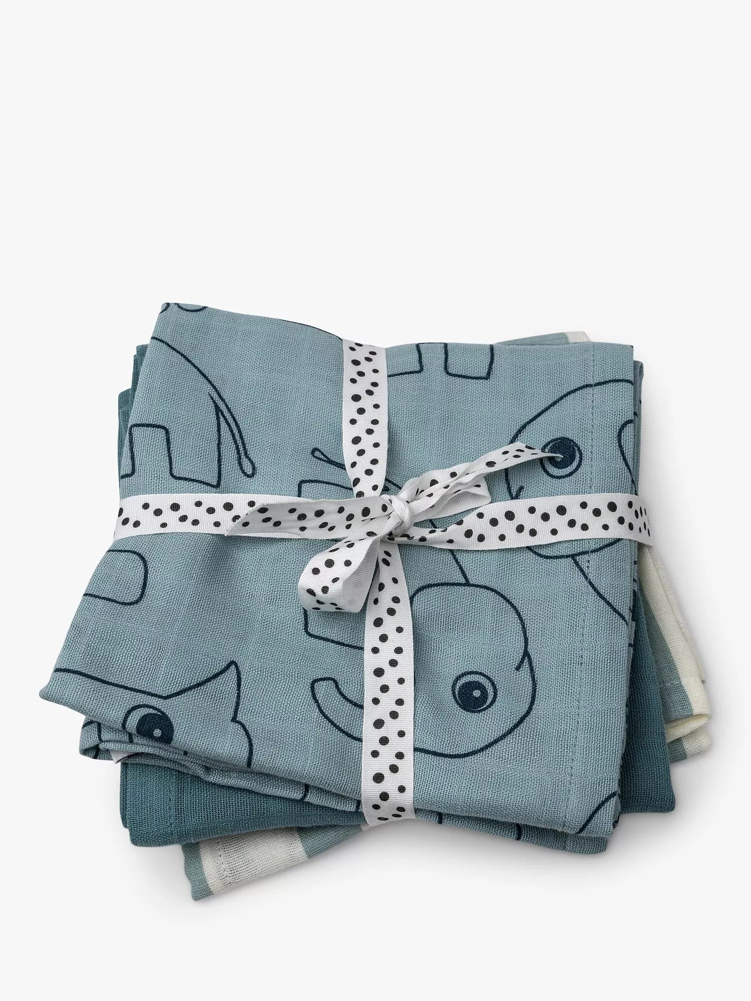Done by Deer Deer Friends Muslin Burp Cloths, Pack of 3 - McGrocer