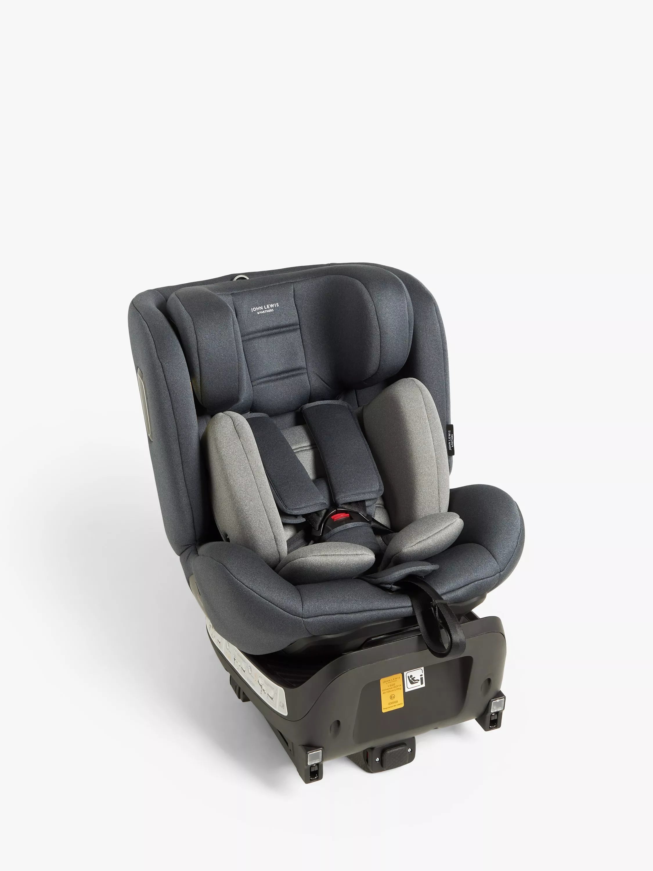 John Lewis Swivel i-Size Car Seat, Charcoal - McGrocer