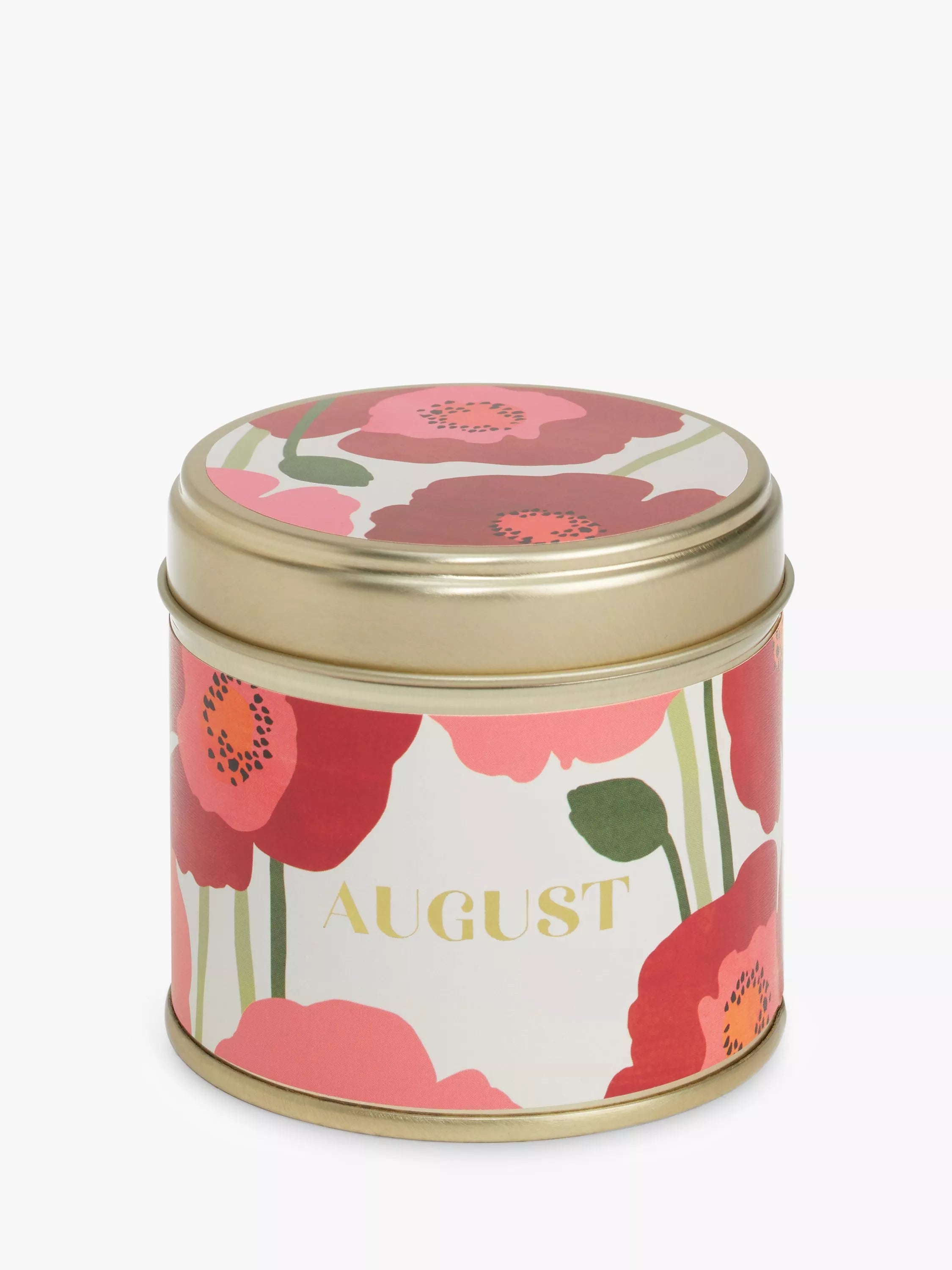 John Lewis Floral Birthday Scented Tin Candle - McGrocer