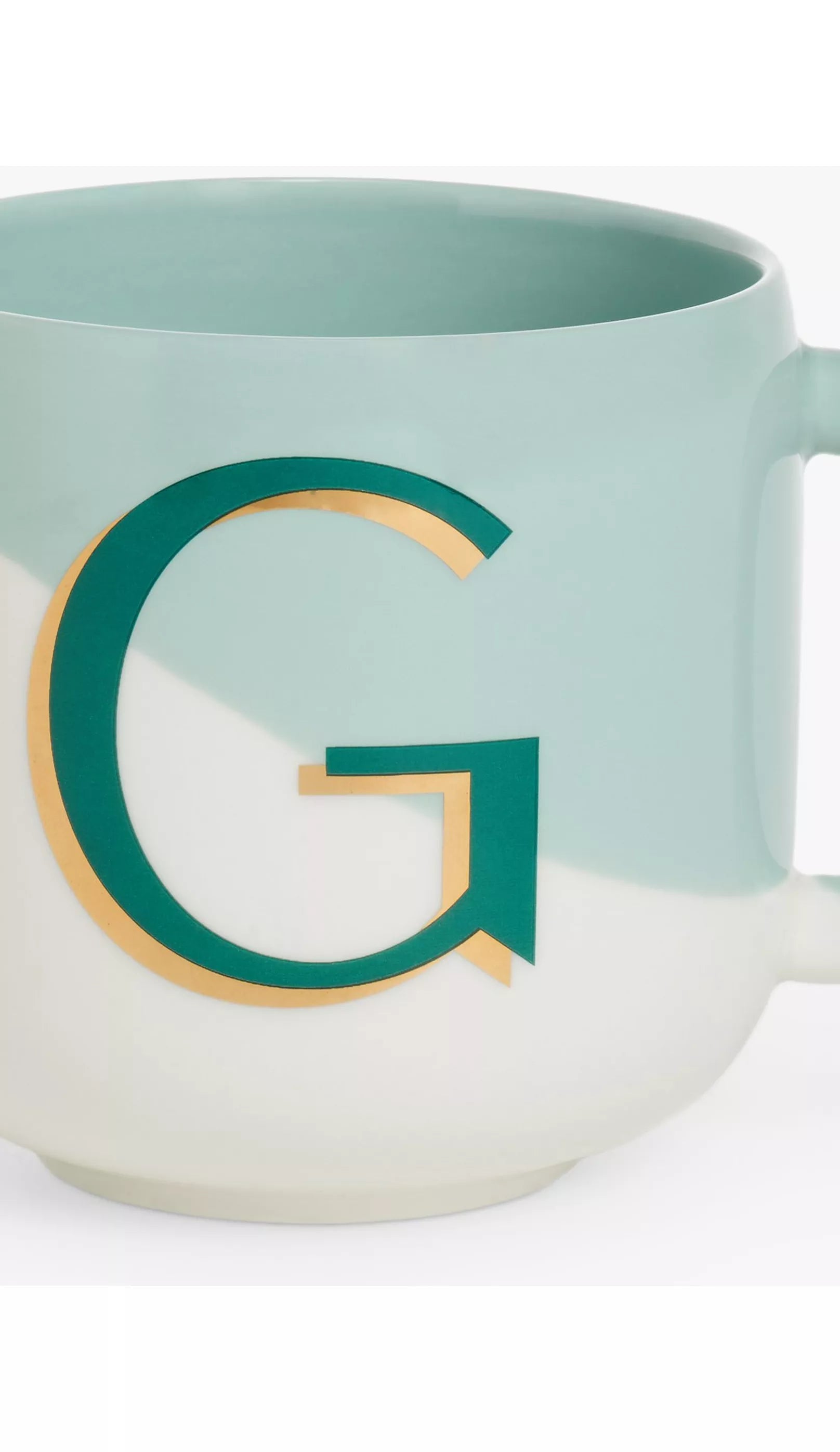 John Lewis Alphabet Fine China Mug - McGrocer