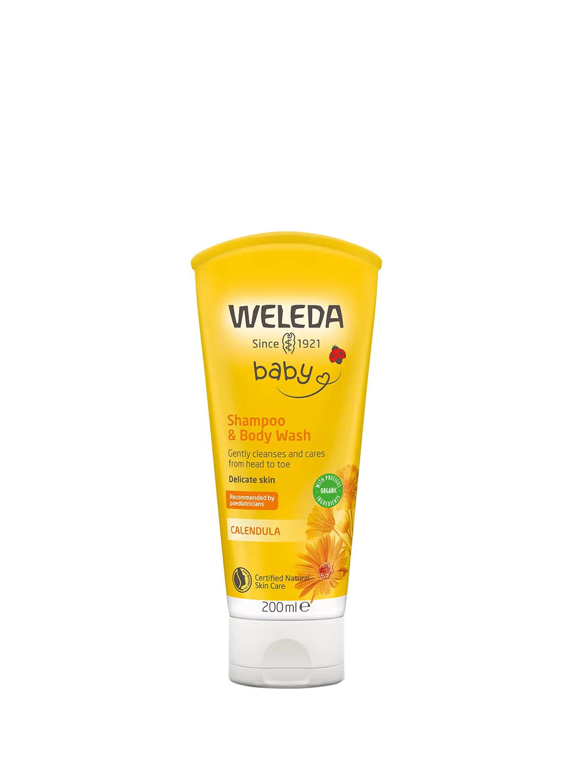Weleda Baby Calendula Shampoo & Body Wash, 200ml - McGrocer