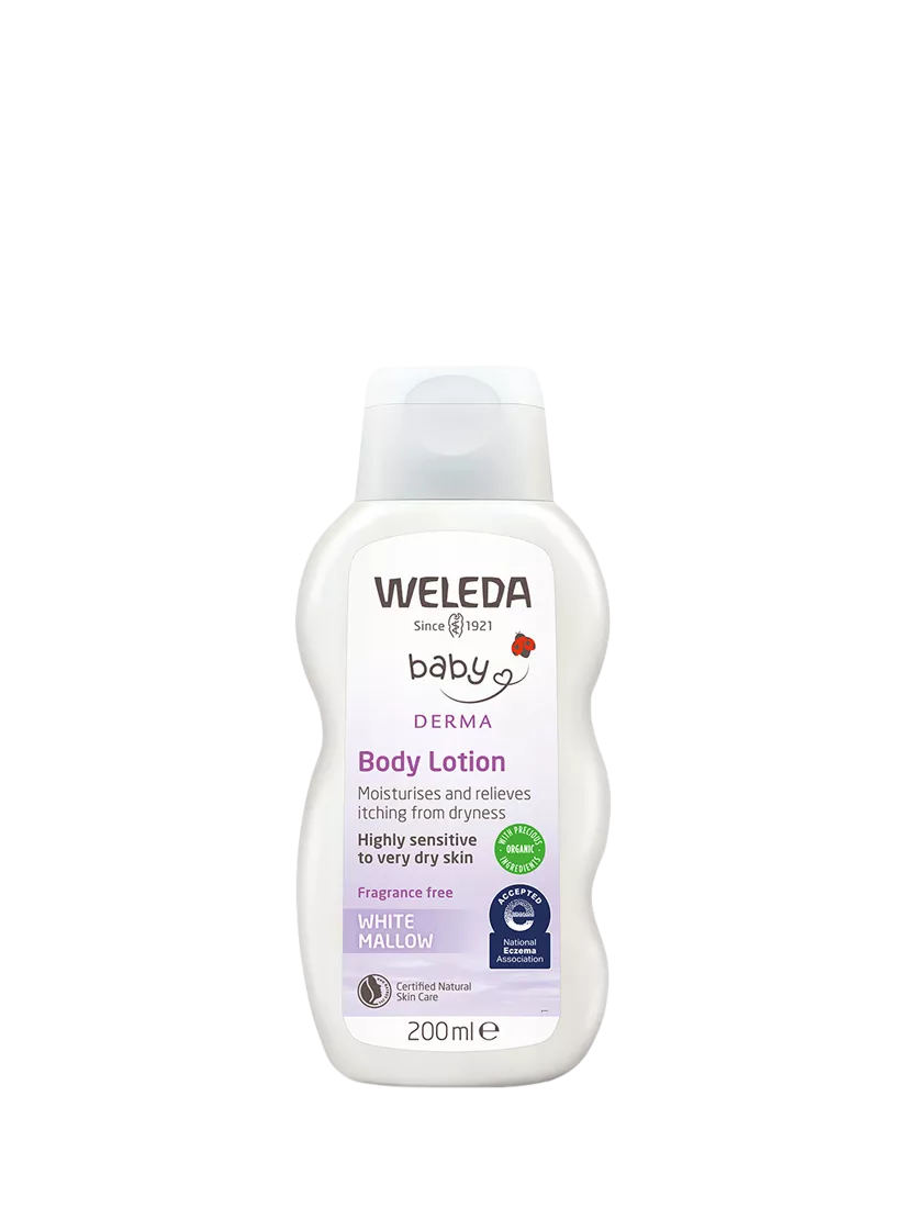 Weleda Baby White Mallow Body Lotion, 200ml - McGrocer