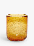 Bubble Glass Tumbler 330Ml Amber